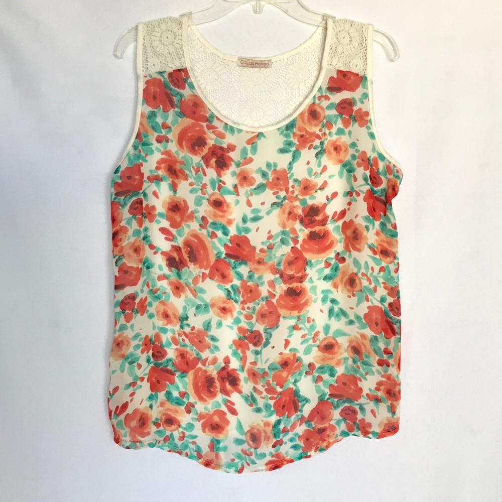 🤰 🌼Claudia Richard Floral Print Maternity Top